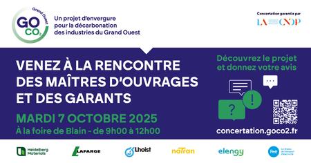 Les maîtres d'ouvrage du projet GOCO2 seront présents le 7 octobre à la Foire de Blain