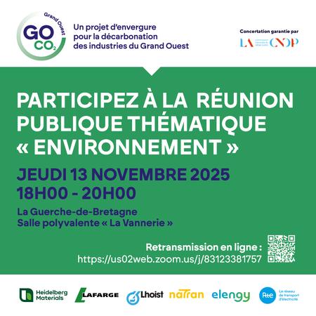 Réunion publique thématique sur l'environnement