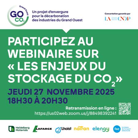 J-7 avant le webinaire sur les enjeux du stockage du CO2